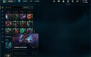 Conta bronze 1 com TODOS os champs e 130 Skins + 2 Prestigio