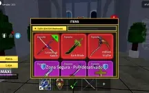 Conta de Roblox com foco em Blox Fruits