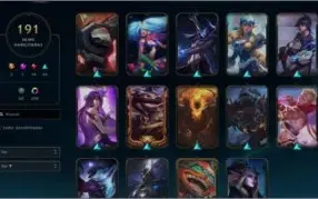TODOS OS CAMPEÕES - LVL 338 - 191 SKINS -138 CROMAS