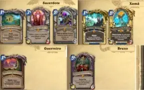 Conta Hearthstone 16 lendárias (2 dourados) e  39 épico