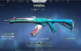conta de valorant com skin com elo baixo