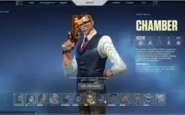 conta de valorant com skin com elo baixo