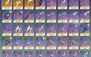 CONTA GENSHIN 6 T5, 3 ARMAS T5, 22 RESINAS. FA