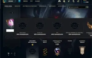 Conta Unranked com 46 Champs e 25 Skins + 2 Fragmentos