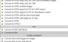 CONVERSO DE ARQUIVOS PDF PARA WORD, WORD PARA PDF