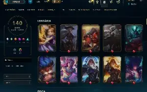Conta League Of Legends - Main Suporte - 140 Skins