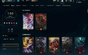Conta League Of Legends - Main Suporte - 140 Skins