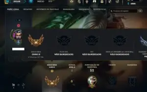 Ouro 2 com 36 Champs e 17 Skins