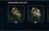 CONTA LOL LVL 113, OURO 2, 195 SKINS, FALTAM 3 CHAMPS