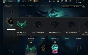 Esmeralda 3 com 25 Champs e 11 Fragmentos de Skins