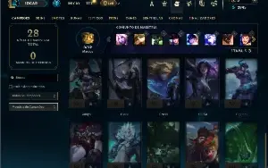 Esmeralda 3 com 25 Champs e 11 Fragmentos de Skins