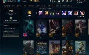 Esmeralda 3 com 25 Champs e 11 Fragmentos de Skins