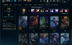 Esmeralda 3 com 25 Champs e 11 Fragmentos de Skins
