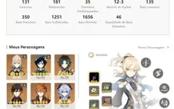 Genshin Impact - AR 57 - 10xCharacters 5* - 7xWeapons 5*