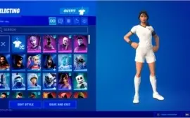 conta fortnite season 3 cap 1 235 skins + 36 jogos na epic.