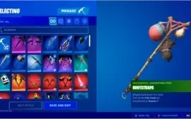 conta fortnite season 3 cap 1 235 skins + 36 jogos na epic.