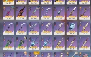 AR 55 DILUC C1/VENTI/ALBEDO/CHILDE/GANYU/KEQUING/ZHONG/JEAN