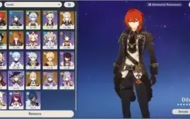 AR 55 DILUC C1/VENTI/ALBEDO/CHILDE/GANYU/KEQUING/ZHONG/JEAN