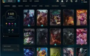 Conta Platina (III) 50k Essência, 140 Skins, 281 Ícones