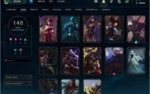 Conta Platina (III) 50k Essência, 140 Skins, 281 Ícones