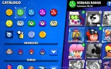 Conta Brawl Stars Com Várias Skins E Personagens