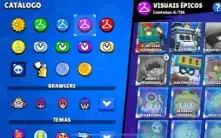 Conta Brawl Stars Com Várias Skins E Personagens