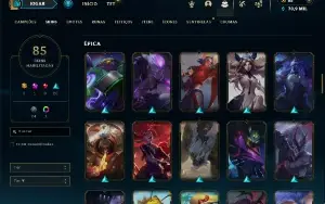 Fullacesso - Conta De 2017 - 85 Skins - Level 316 - 145 Camp