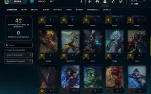 Prata 3 com 50 Champs e 13 Skins
