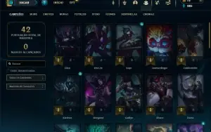 Prata 3 com 50 Champs e 13 Skins