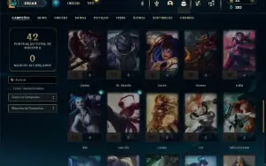 Prata 3 com 50 Champs e 13 Skins