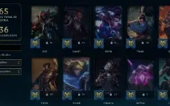 Conta League of Legends com 640 skins (ACESSO TOTAL)