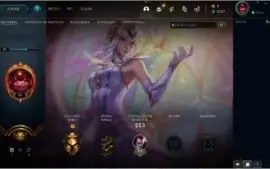 Conta lv 77 com 53 champions e 21 skins (lux elementalist)