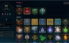 Conta lv 77 com 53 champions e 21 skins (lux elementalist)