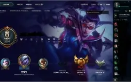 Conta LOL gold V