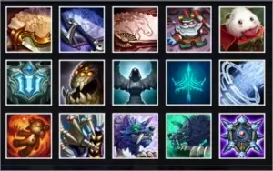 Conta LoL Diamante 5 +110 campeões, +40 skins - 10 Pag runas