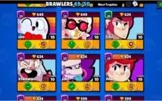 Brawl Stars, conta FULL(falta 1 brawler),29k de troféus e ++