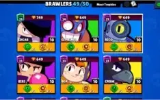 Brawl Stars, conta FULL(falta 1 brawler),29k de troféus e ++
