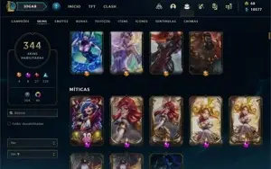 CONTA DE LOL 2015, GOLD 4 TODOS OS CHAMP