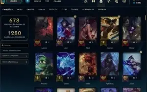 CONTA DE LOL 2015, GOLD 4 TODOS OS CHAMP