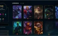 CONTA GOLD COM 98 SKINS