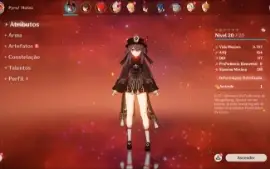 Conta Genshin com vários personagens bons