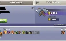 clash of clans cv11 + vila construtor 7
