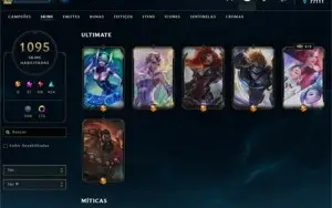 CONTA LEAGUE OF LEGENDS 1000 SKINS+ PREÇO NEGOCIÁVEL
