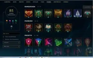 Conta LOL Plat 2 S8