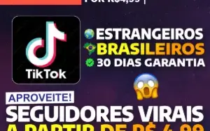 [Promoção] 250 Seguidores TikTok por apenas R$ 4,99