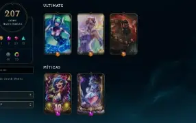 Conta lol ex chall, 5 emote challenger, ryze triunfante, etc