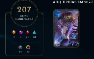 Conta lol ex chall, 5 emote challenger, ryze triunfante, etc
