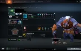 Conta com 125 jogos + dota 2 solo 3772 party 4898
