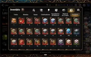 Conta Epic Seven Mid-Endgame com MUITOS RECURSOS