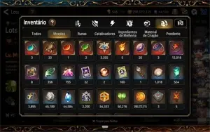 Conta Epic Seven Mid-Endgame com MUITOS RECURSOS